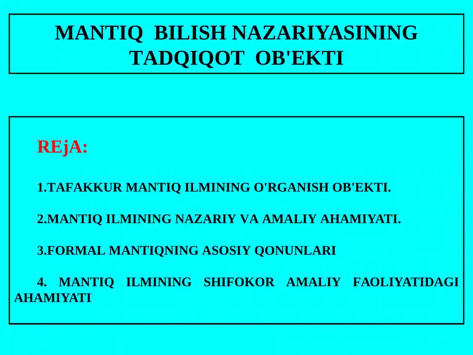 FALSAFA Fan 5-mavzu 2