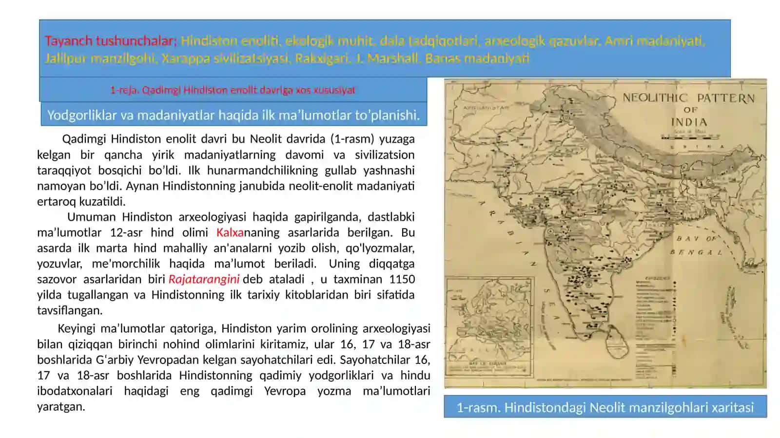 Hindiston enolit davri arxeologiyasi 2