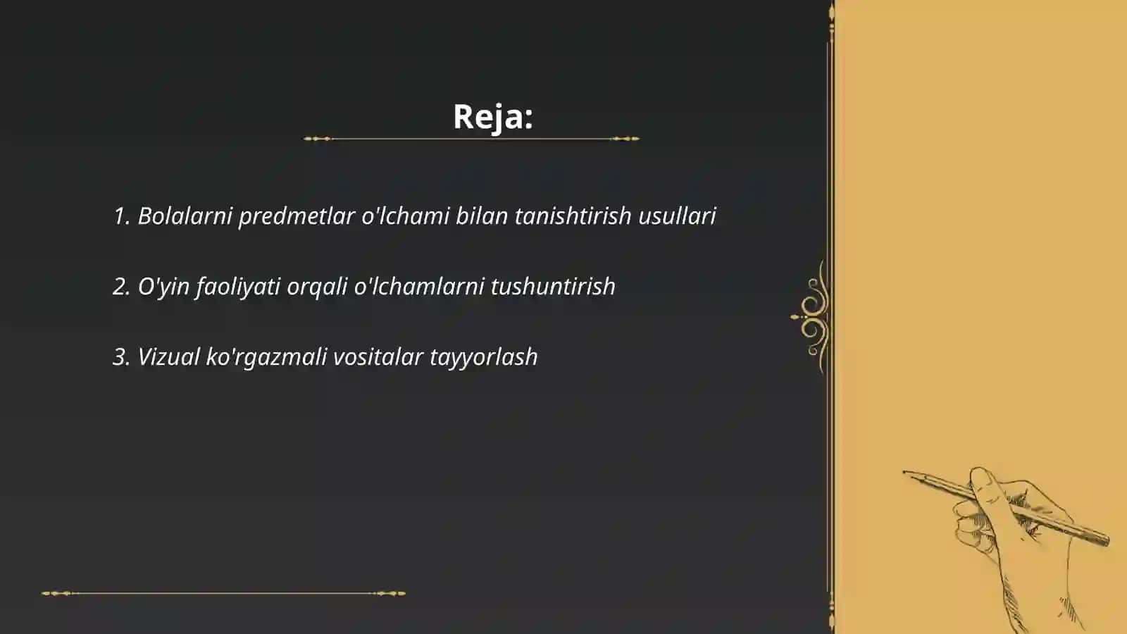 Elementar matematik tasavvurlarni shakllantirish 2