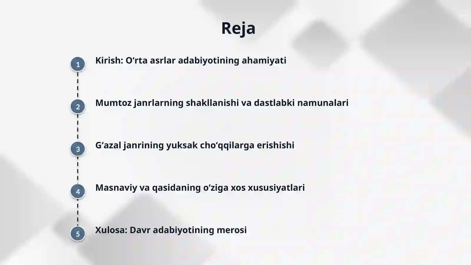 XIII–XIV asrlar adabiyoti. Mumtoz janrlar taraqqiyoti 2