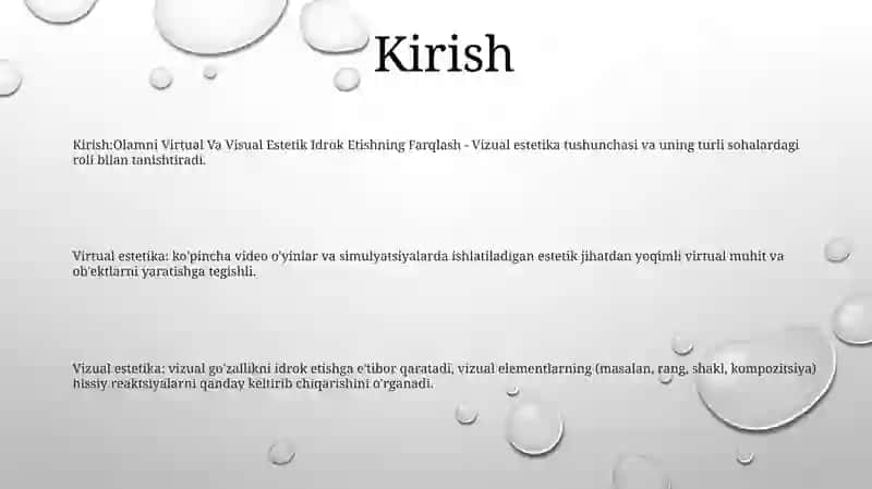 Olamni Virtual Va Visual Estetik Idrok Etishning Farqlash 2
