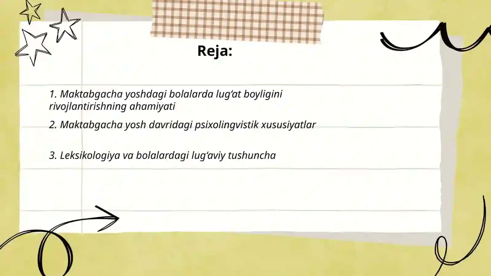 Maktabgacha yoshdagi bolalarda lug'at ishini olib borishning nazariy asoslari 2