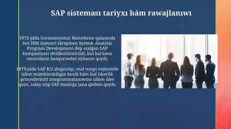 SAPtıń rawajlanıw tariyxı hám ekonomikalıq sistemalardaǵı roli 2