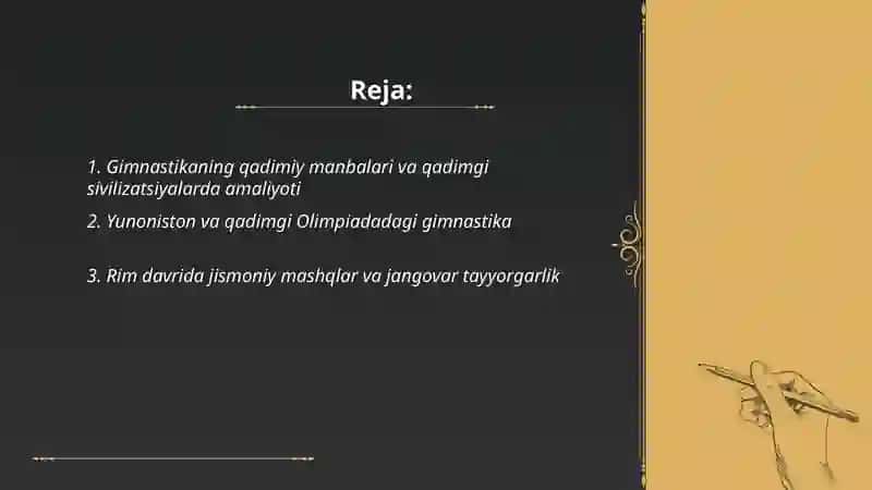 Gimnastika rivojlanishining tarixi 2
