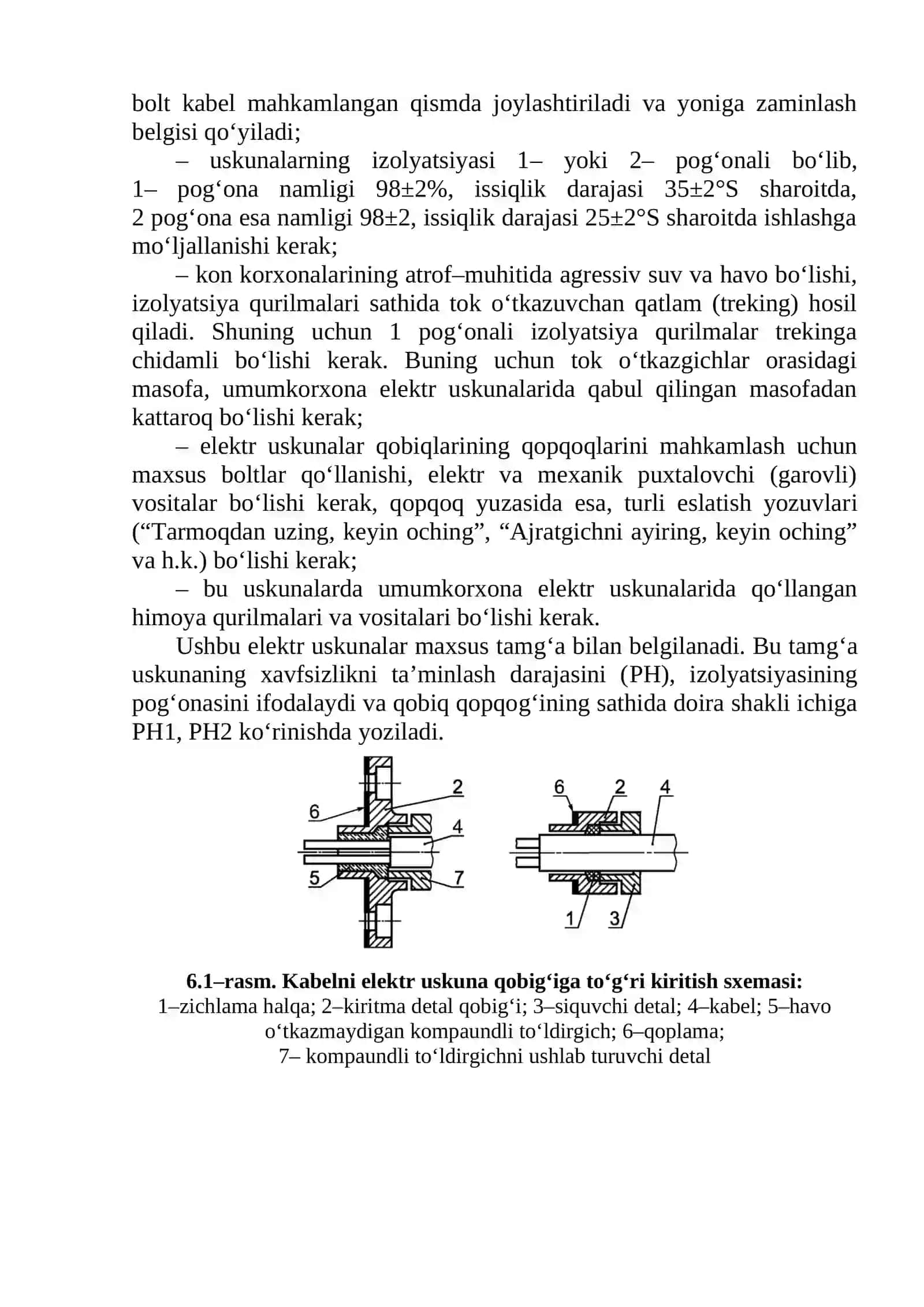 Normal kon elektr uskunalarining ayrim xususiyatlari va ularni ishlatish joylari 2
