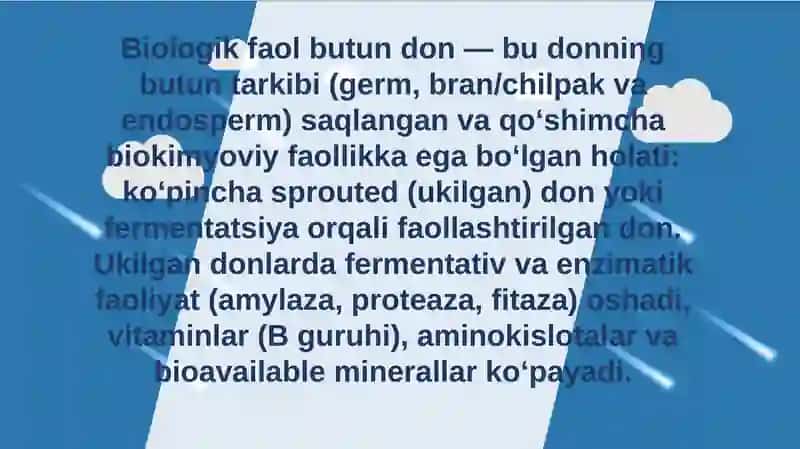 Biologik faol butun don 2