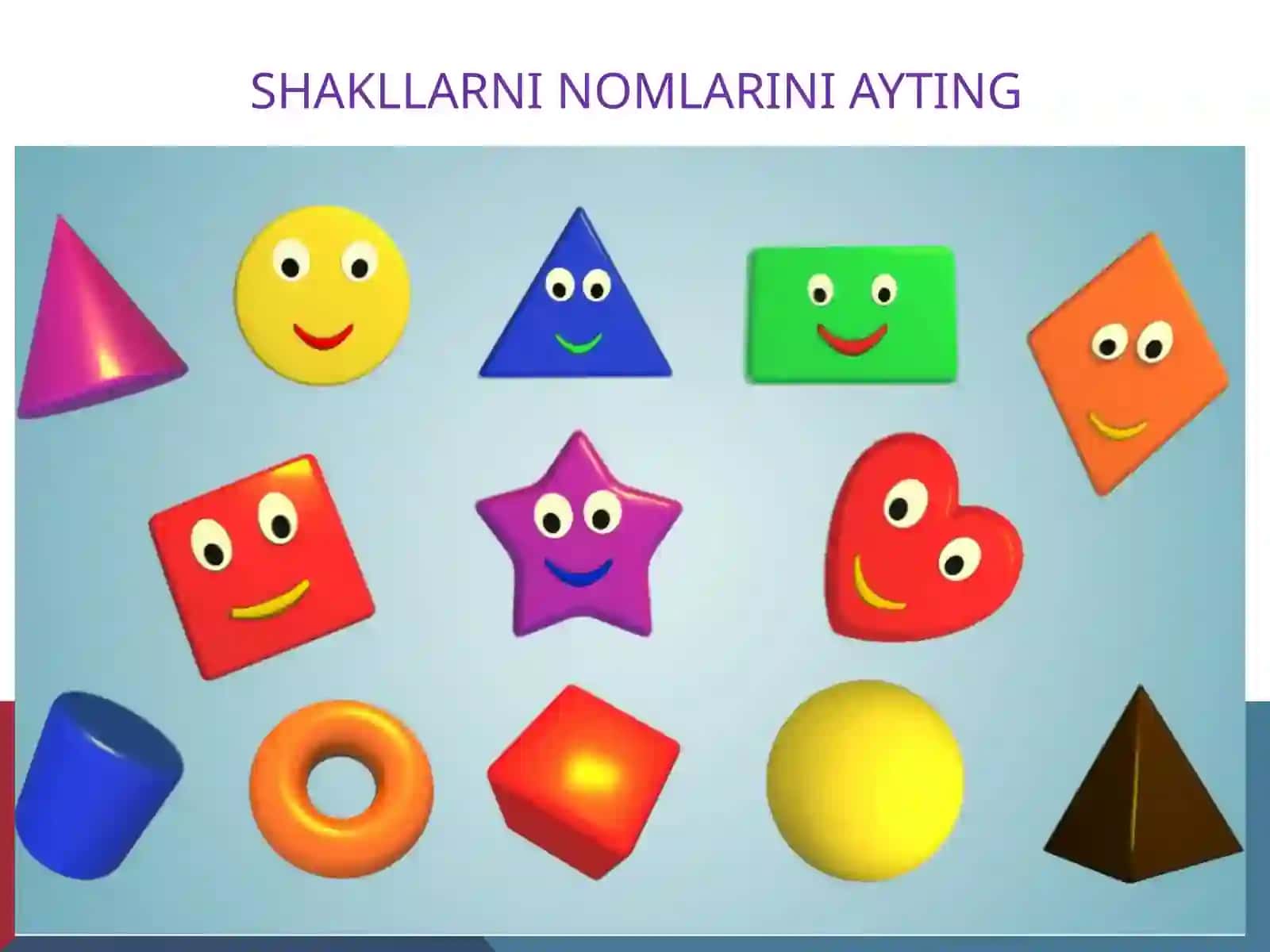 Sodda geometrik shakllar yordamida yasash 2