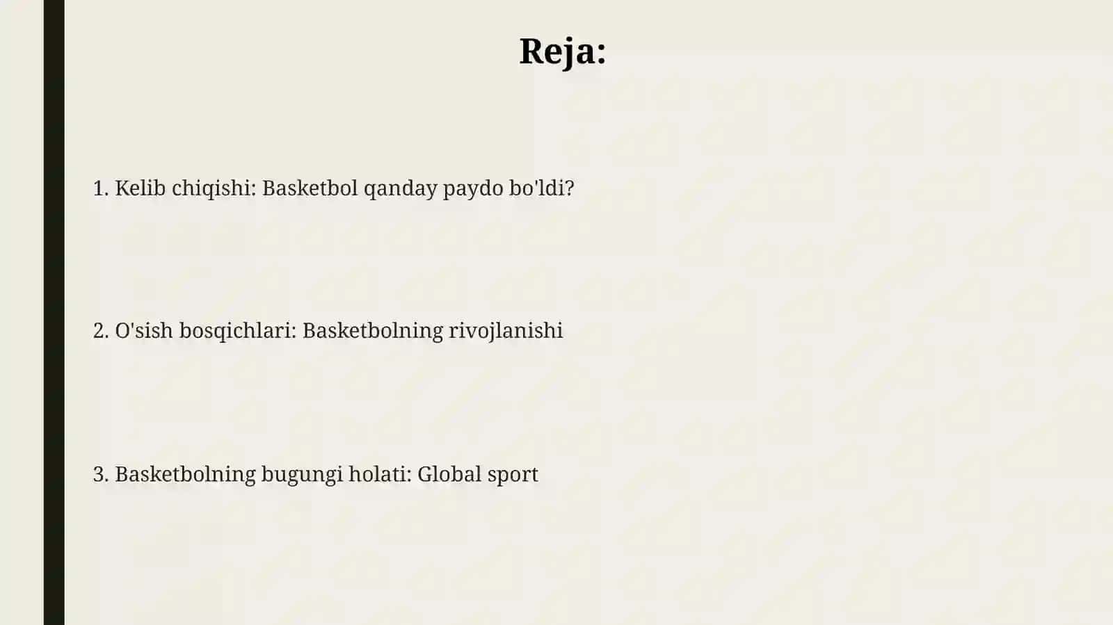 Basketbol sport turining kelib chiqishi va rivojlanishi 2