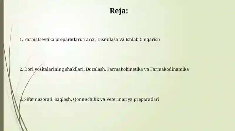 Farmatsevtika preparatlari: Tarix, Tasniflash va Ishlab Chiqarish 2