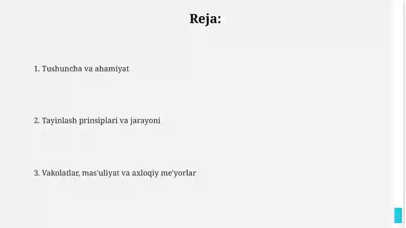 Jazotayinlashning prinsiplari tushunchasi 2