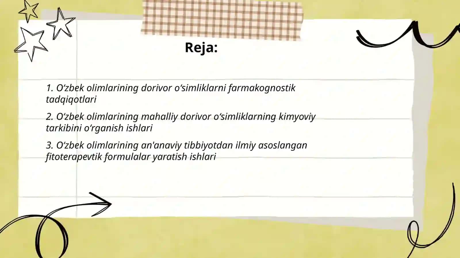 Oʻzbek olimlarining dorivor oʻsimliklarni farmakognostik tadqiqotlari 2