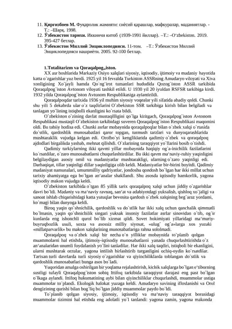 MUSTAQILLIK YILLARIDA QORAQALPOG’ISTON RESPUBLIKASI 2