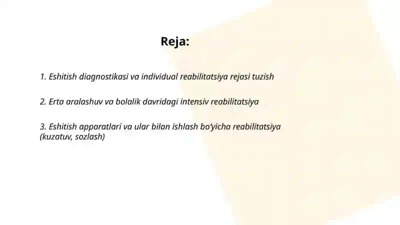Eshitishida kamchiliklari bo‘lgan bolalar reabilitatsiyasining metodlari 2