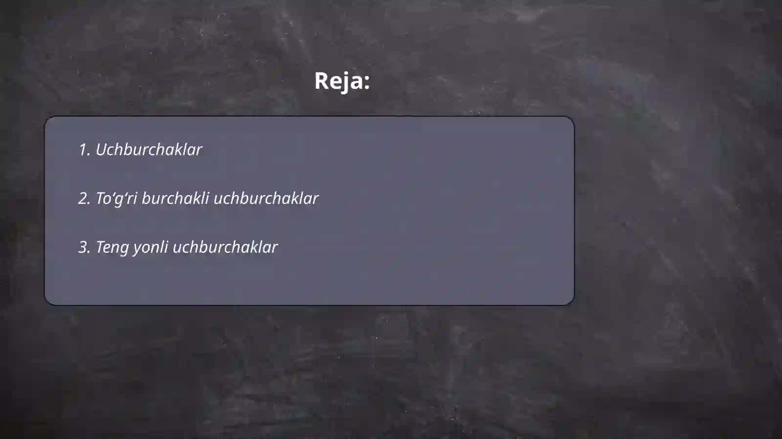 Uchburchaklar 2