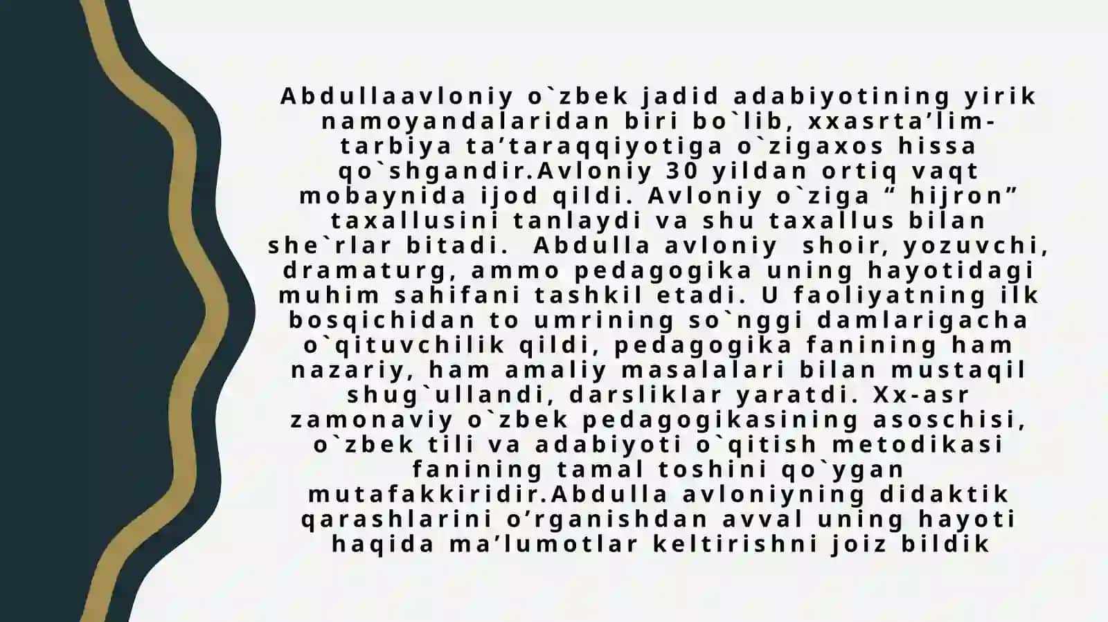 Abdulla Avloniyning ta'limiy axloqiyalar 2