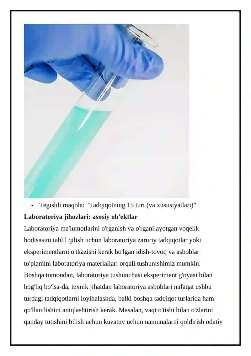 KLINIK LABARATORIYA XONALAR TIBBIY JIHOZ ASBOBLARI BILAN ISHLASH 2