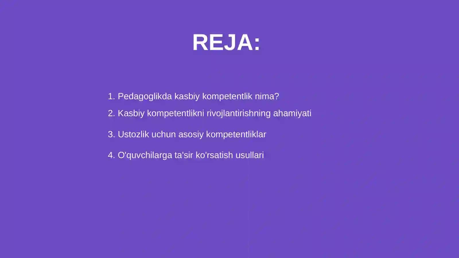 Pedagogning kasbiy kompetentligini rivojlantirish 2