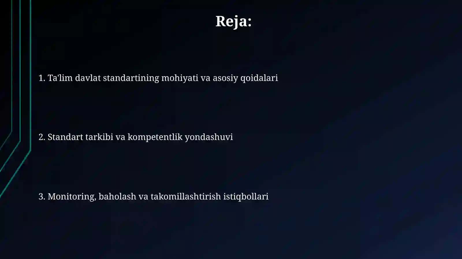 Davlat taʼlim standarti mazmun va mohiyati 2