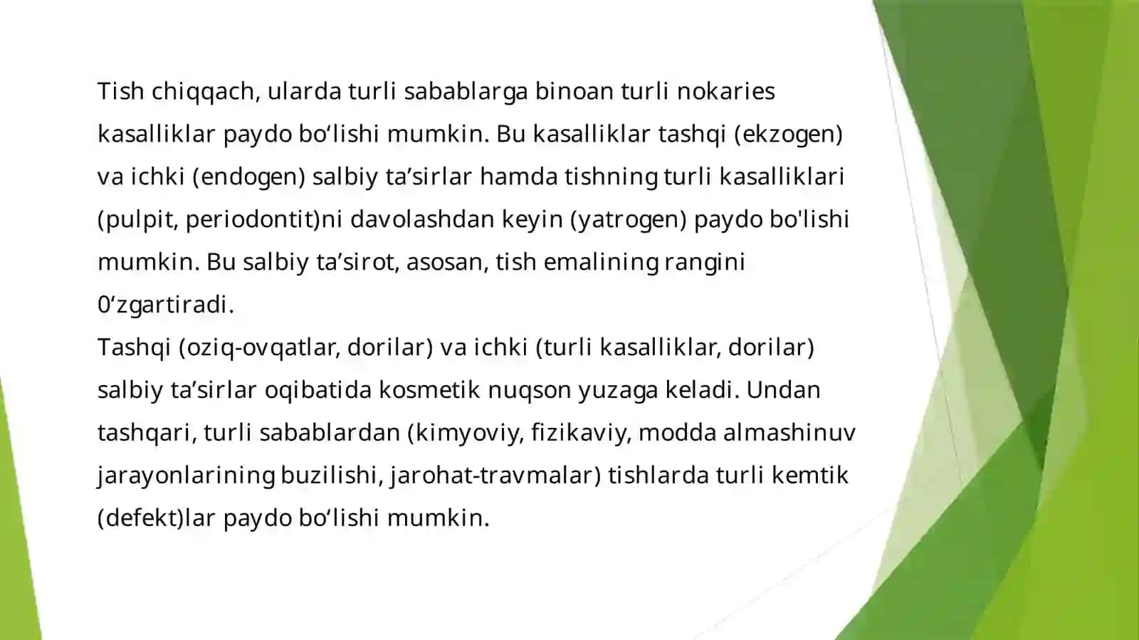 Tishchiqqanidankeyinpaydobo’luvchinokariozkasalliklar 2