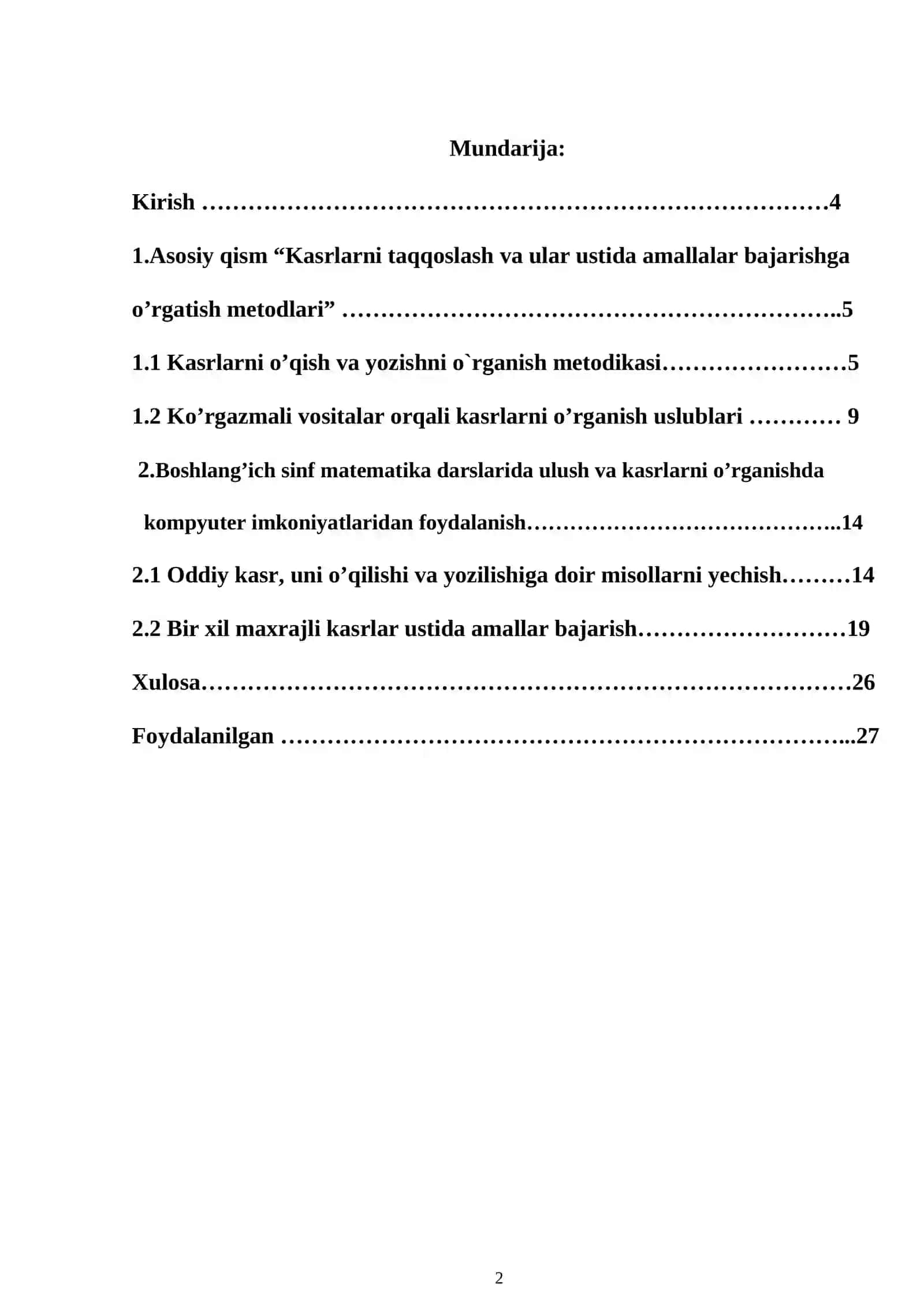 Boshlang’ich sinf o’quvchilariga kasirlarni o’rgatishda inavatsiyon texnologiyalardan foydalanish 2