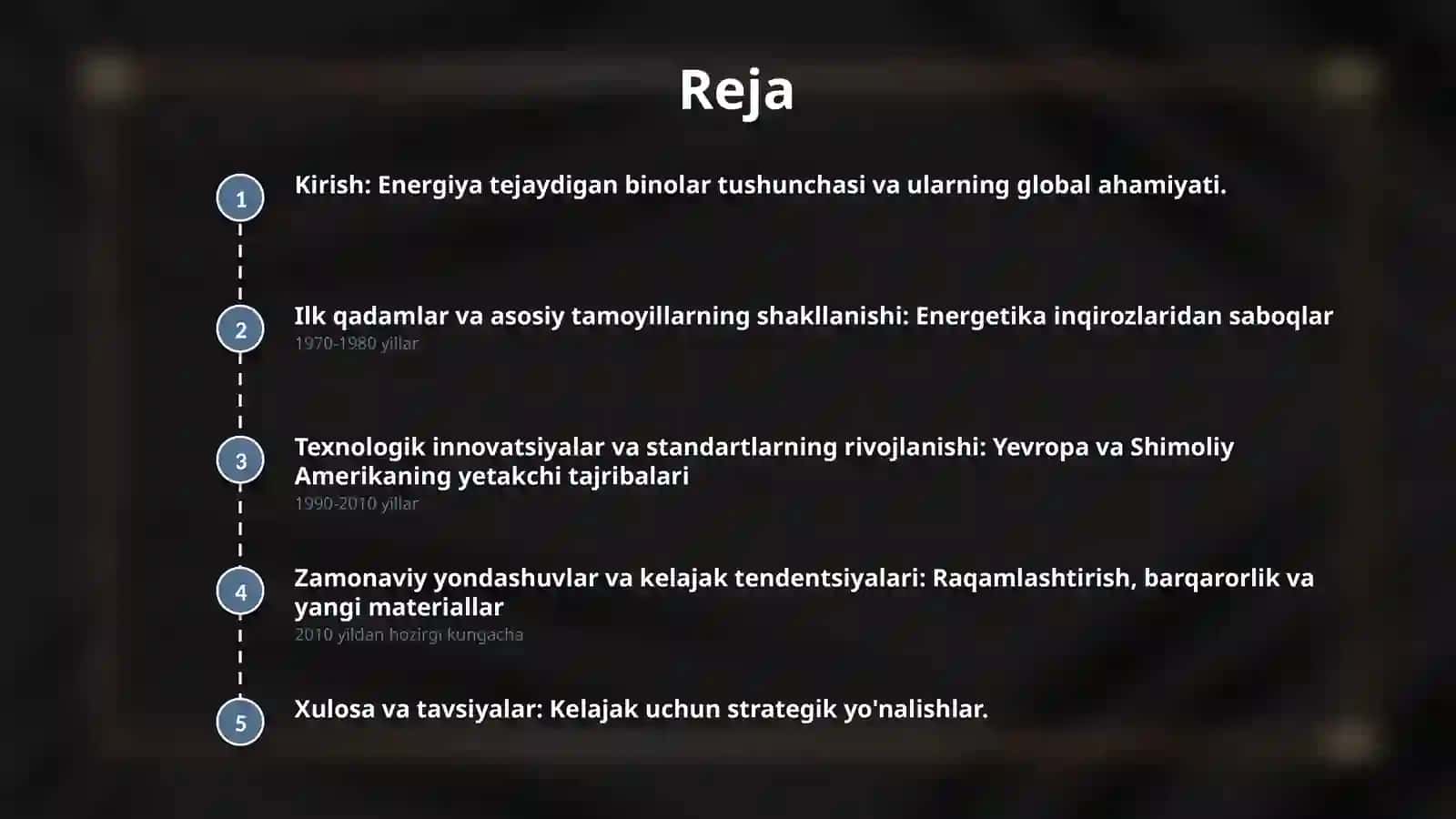 Chet elda energiya tejaydigan binilarning paydo bolishi va rivojlanishi tarixi 2