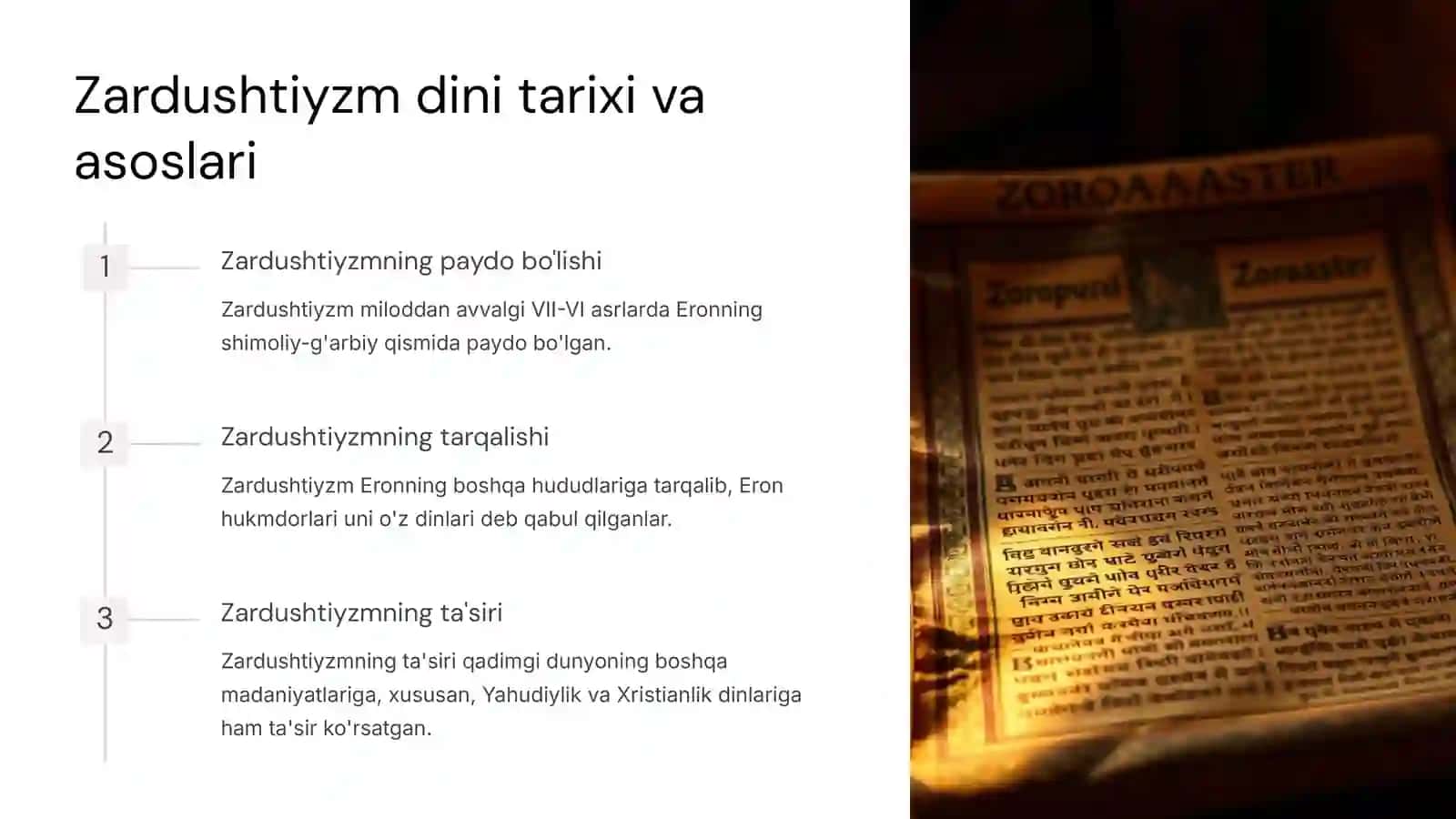 Zardushtiylikning teologik tizimi va diniy marosimlari 2
