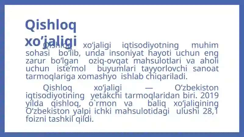 Qishloqxo’jaligi 2