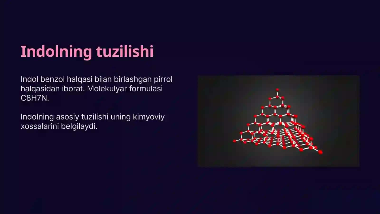 Indol va uning hosilalari 2