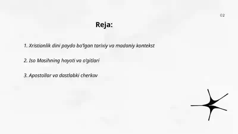 Xristianlik dini tarixi va asosiy g'oyalari 2