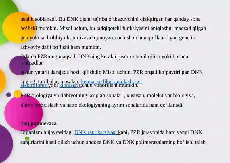 Polimeraza Zanjir Reaksiyasi (PZR) 2