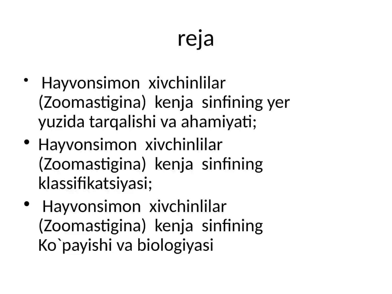Hayvonsimon xivchinlilar (Zoomastigina) kenjasinfi 2