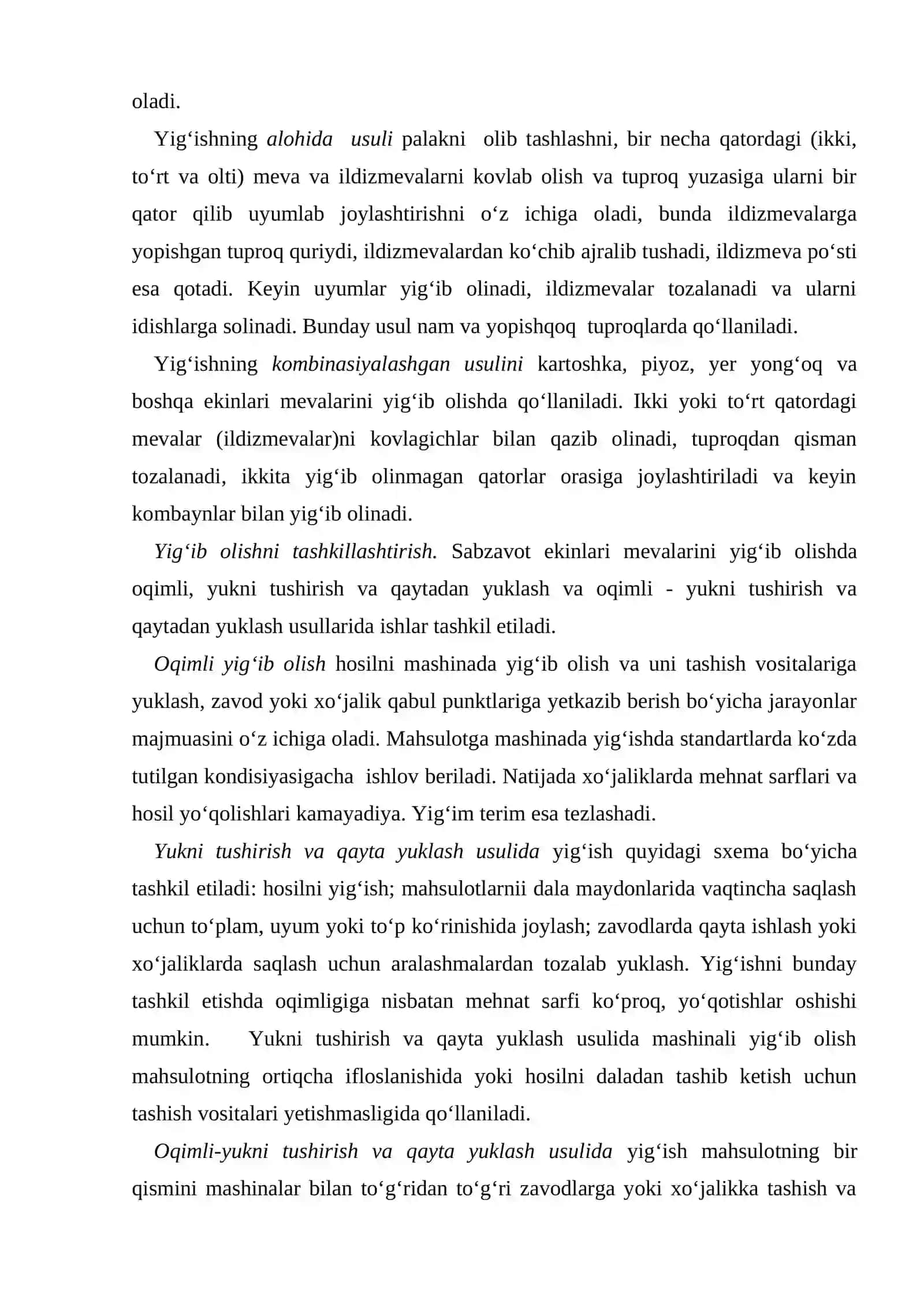 Ildizmevalar va sabzavotlarni yig‘ish mashinalari 2