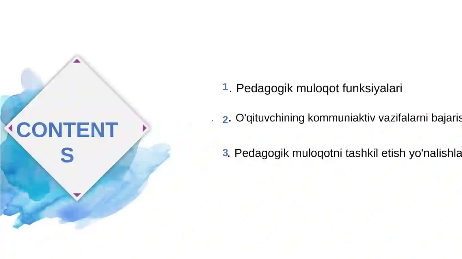 Pedagogik muloqot - o'qituvchining ijodiy faoliyat sifatida 2