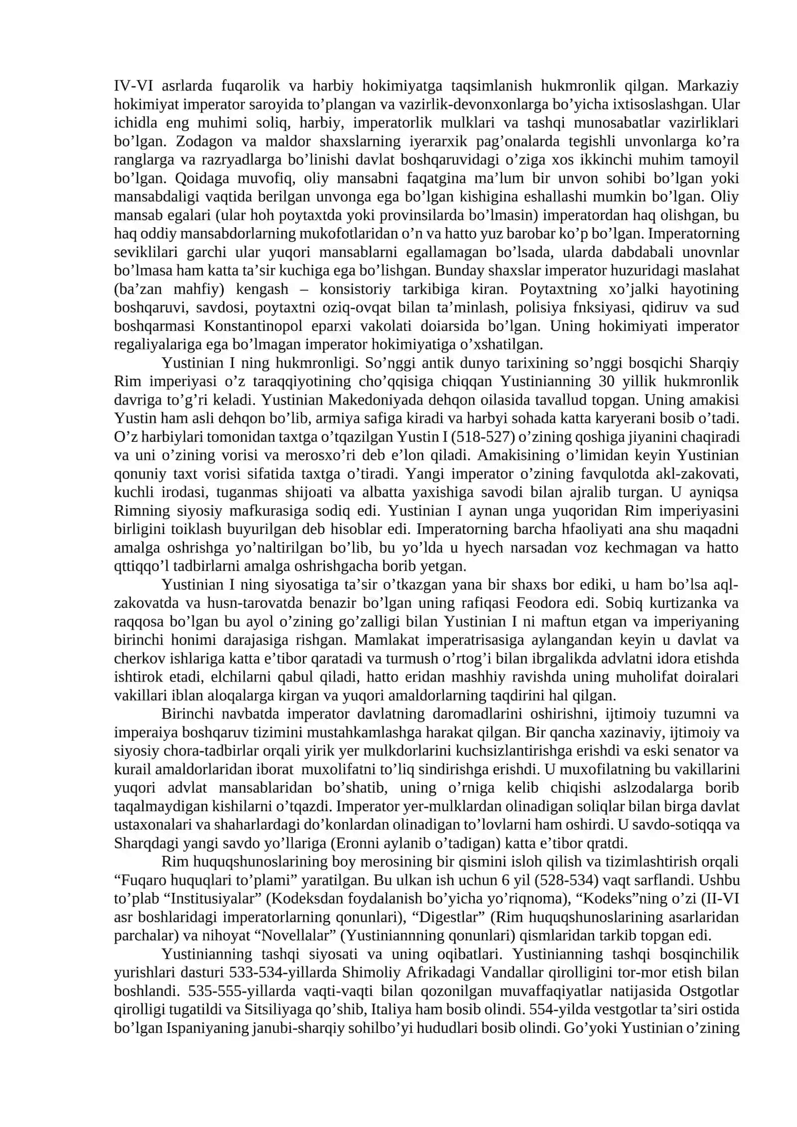 4-mavzu: IV-XV asrlarda Vizantiya imperiyasi 2
