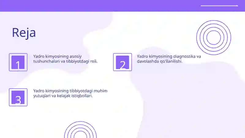 Yadro kimyosining tibbiyotdagi o'rni 2