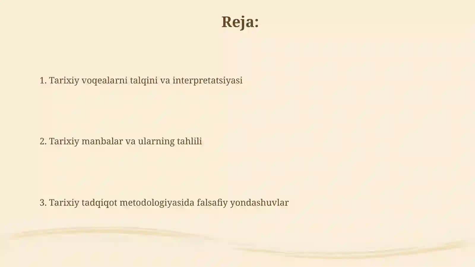 Tarix fani metodologiyasi 2