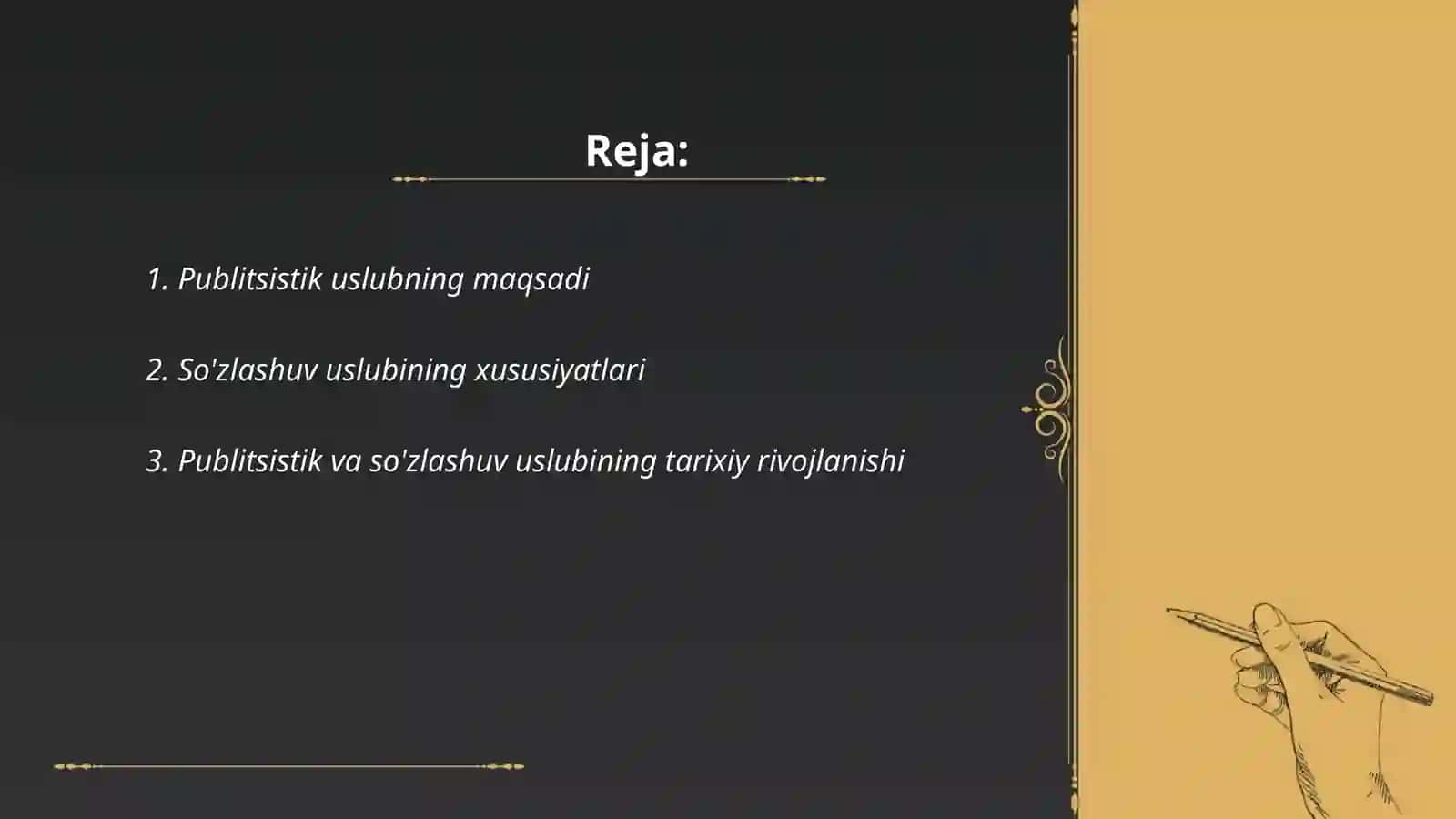 Publitsistik va so'zlashuv uslubining farqlari 2