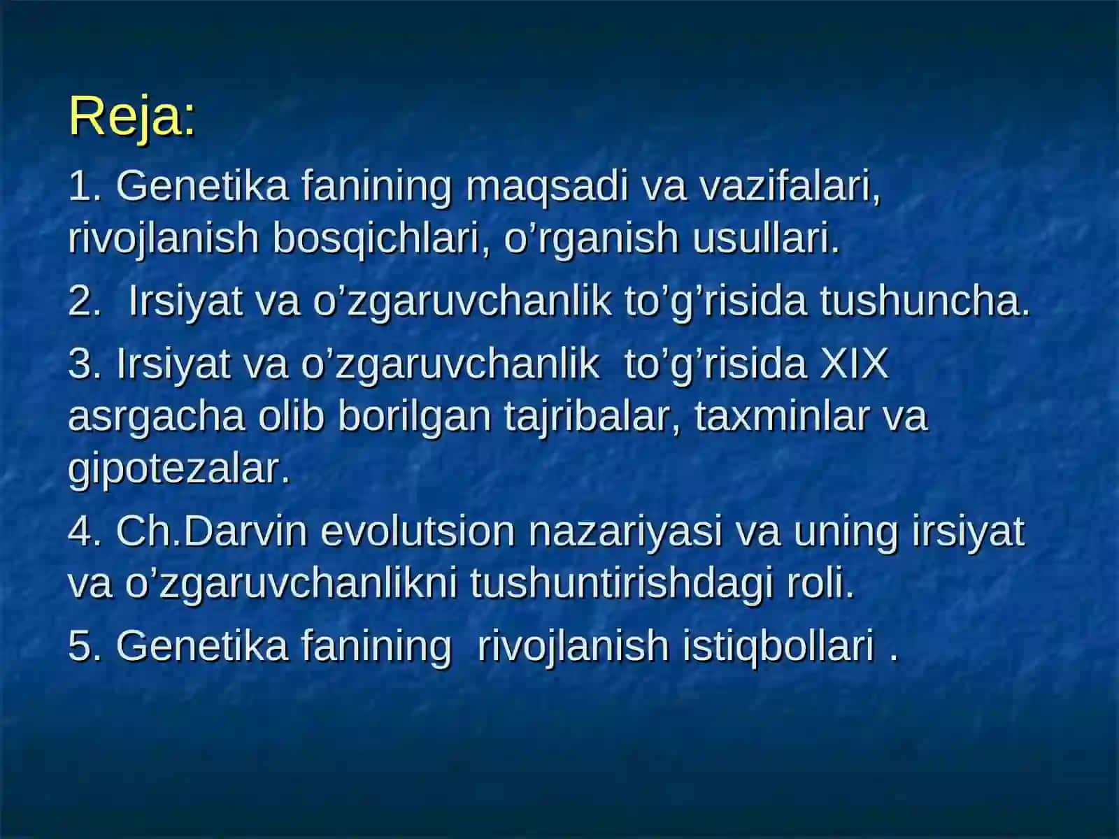 genetika fani 2