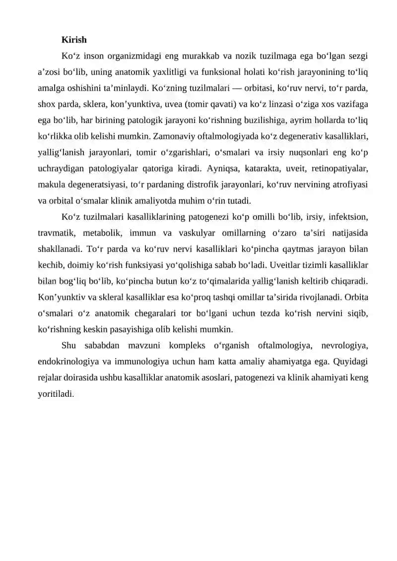Ko‘z tor pardasi degenerativ kasalliklari 2