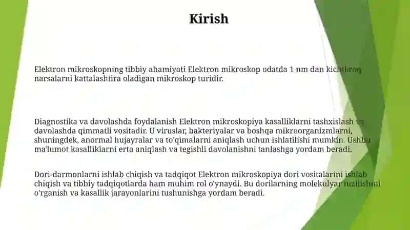 Elektron Mikroskopiya Usullarini Tibbiyotda Ahamiyati 2