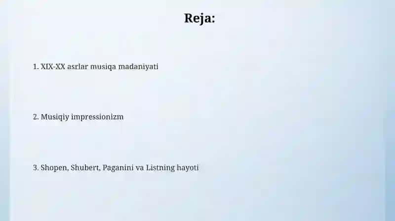 XIX-XX asrlar musiqa madaniyati 2