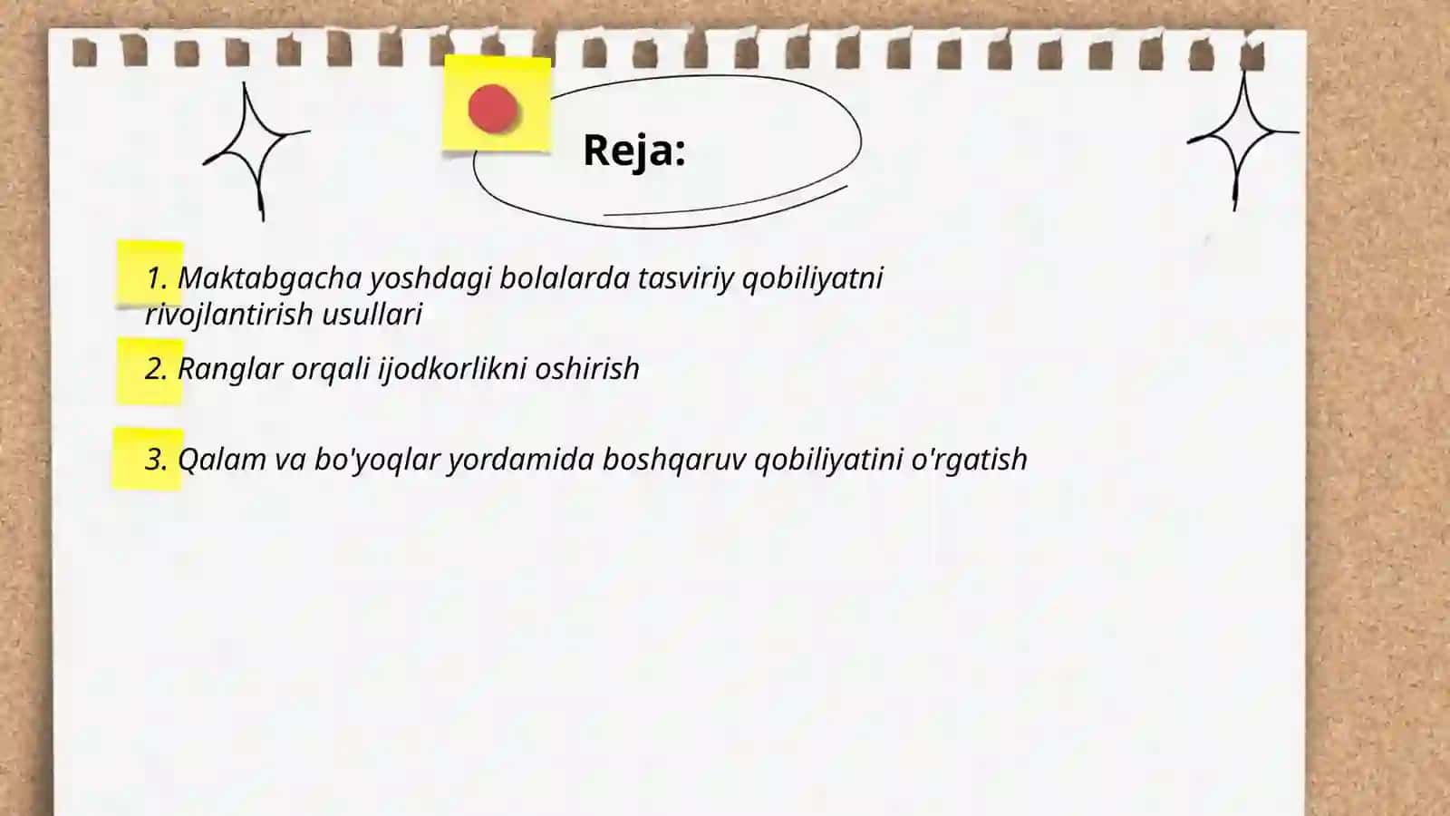 Maktabgacha yoshdagi bolalarni tasviriy qobiliyati va ijodkorligini rivojlantirish 2