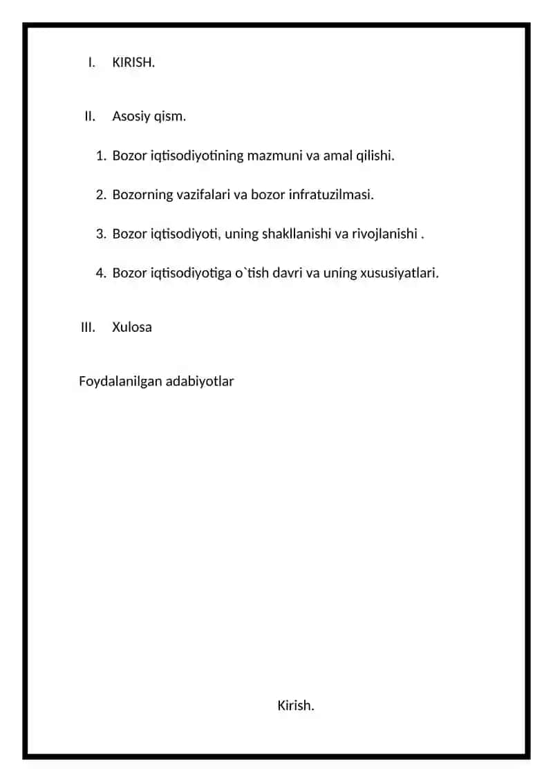 Bozor iqtisodiyoti 2