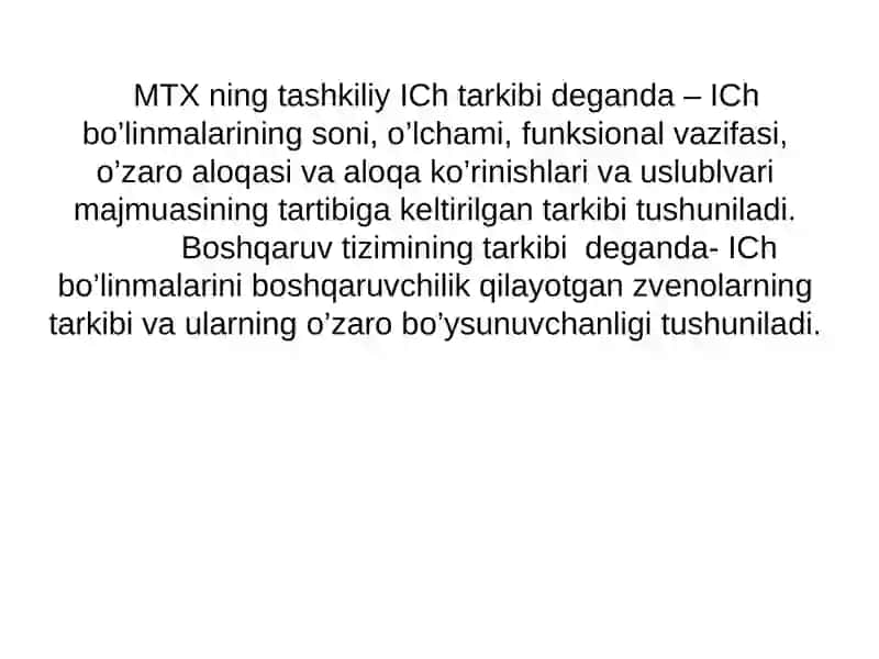 Texnik tizimlarning ishlab chiqarish 2
