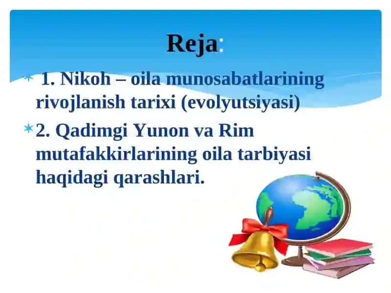 CHET ELDA OILA PEDAGOGIKASI FANINING RIVOJLANISHI TARIXIDAN 2