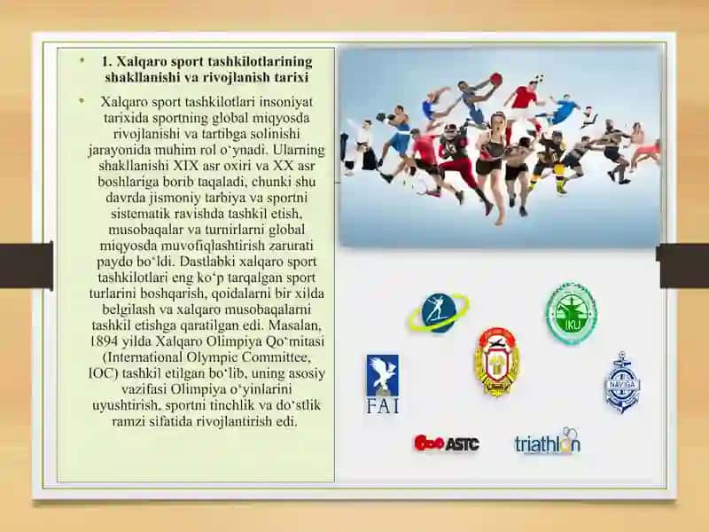 Xalqaro sport tashkilotlari va sport menejmentidagi xorijiy tajribalar 2
