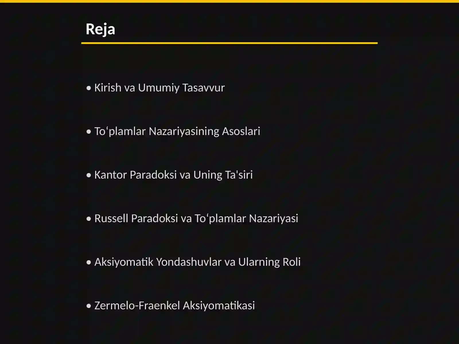 Eng katta quvvatli toʻplamning mavjudmasligi 2