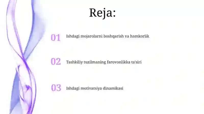 Mehnatni tashkil qilish psixologiyasi 2