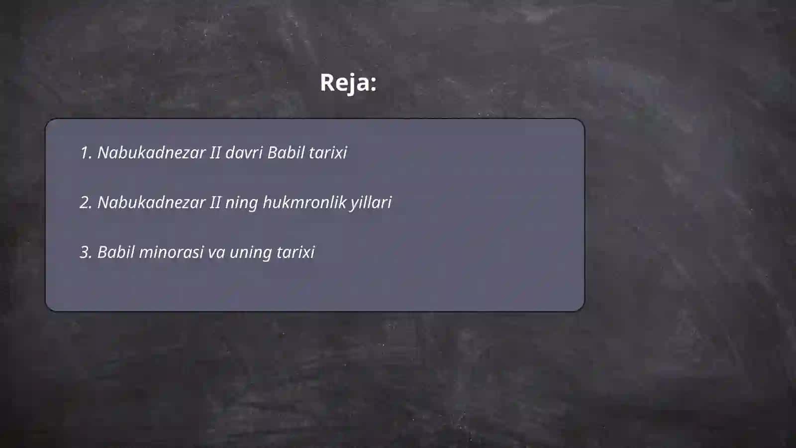 Nabukadnezar II davri Bobil tarixi 2
