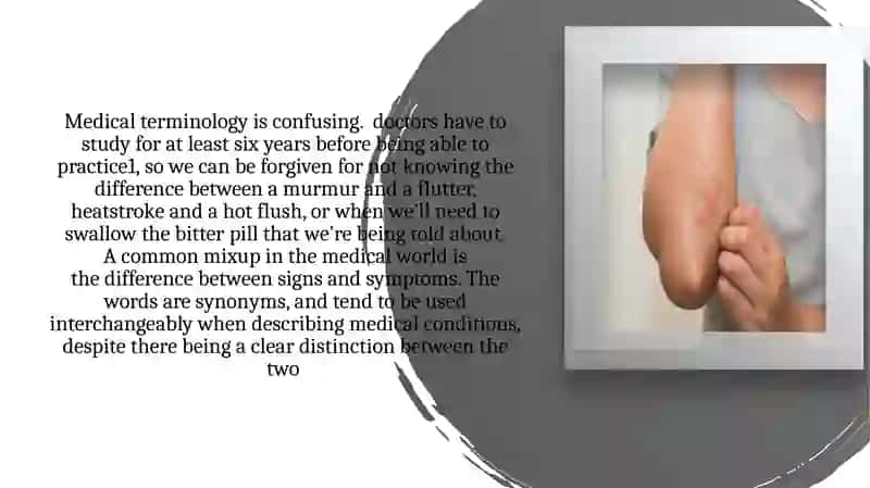 Difference between sign and symptom 2